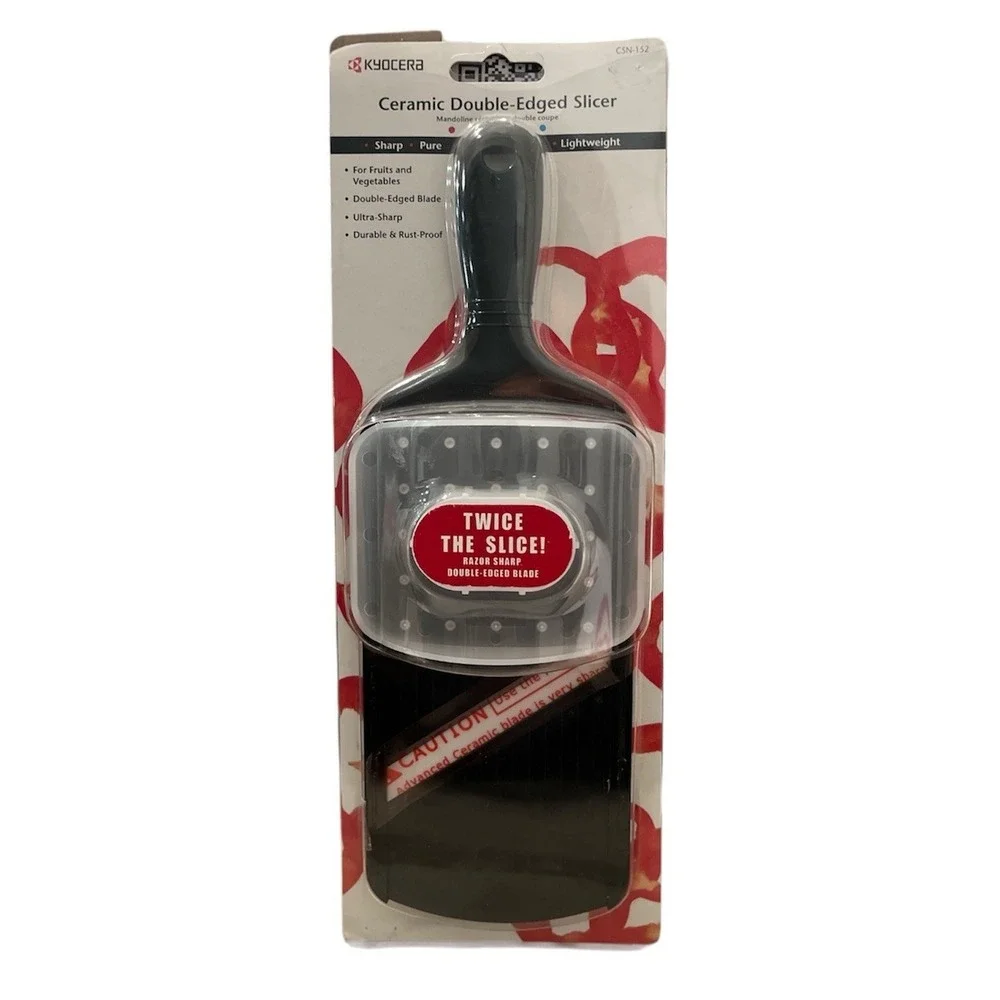 New Kyocera  Double-Edged Slicer Ceramic, Black CSN-152